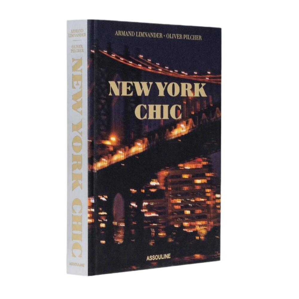 NEW ASSOULINE ny chic classic book in multi